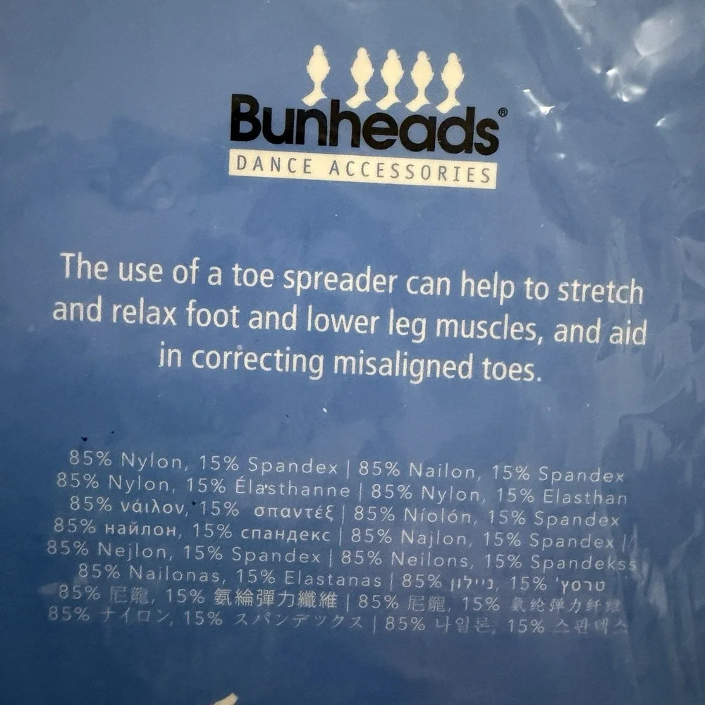 Bunheads Ballet Fuzzy Socks Toe-Quility Toe Spreader OS Gray Sherpa Warm‎ Soft